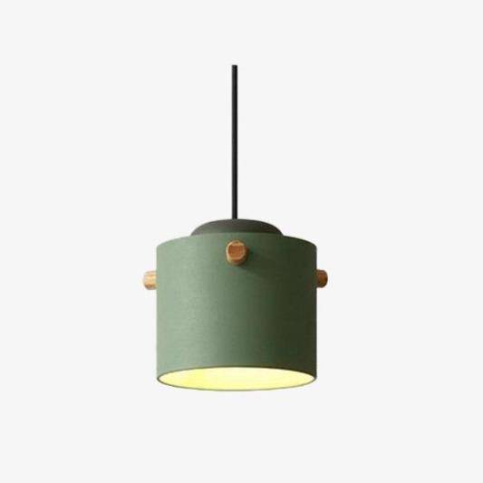 Suspension moderne LED au style macarons colorés