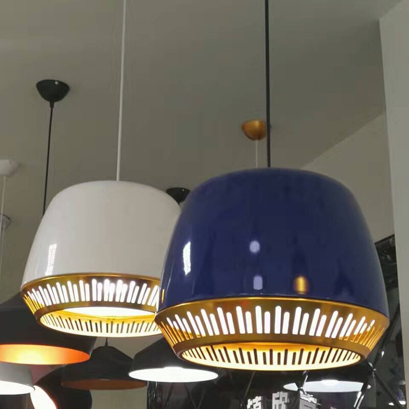 Suspension moderne avec abat-jour en métal nordic