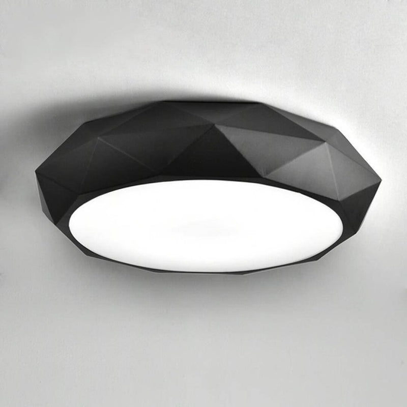 Plafonnier design LED géométrique diamant