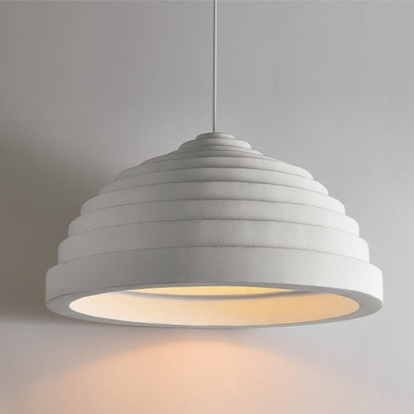 Suspension moderne avec abat-jour au design arrondie Jorja