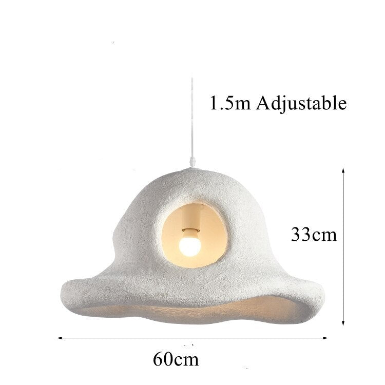 Suspension moderne avec abat-jour en polymère Durgha