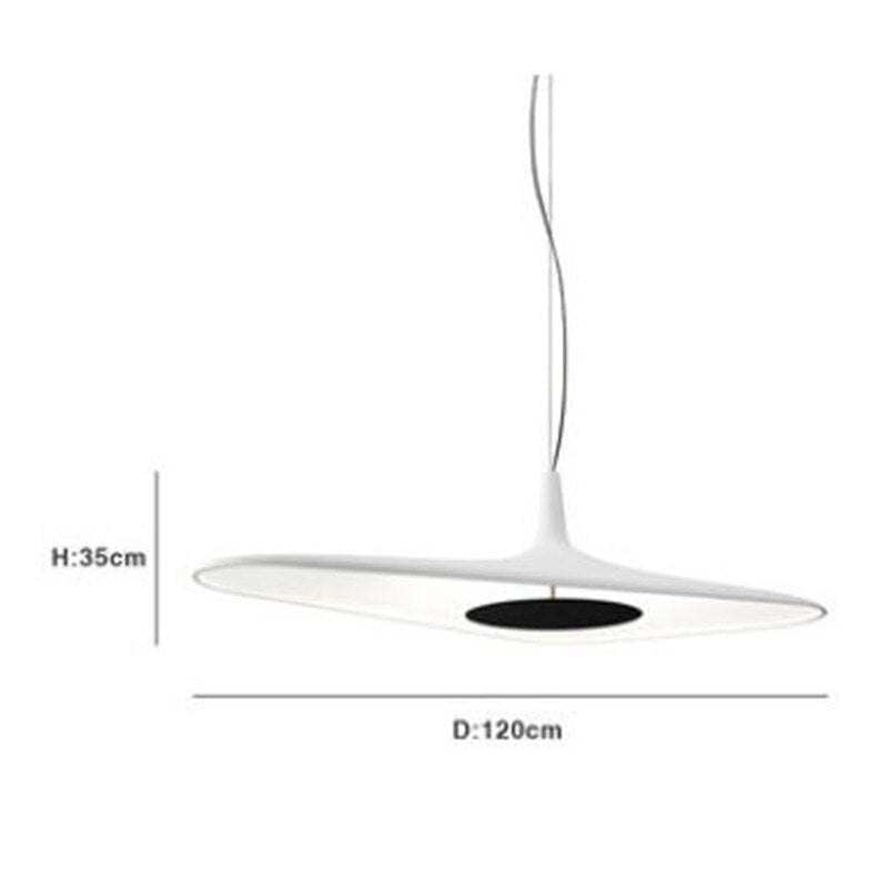 Suspension design et minimaliste avec forme asymétrique Poe