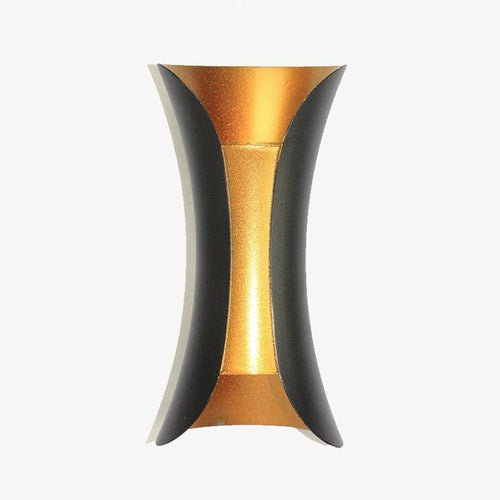 Applique murale design LED en métal courbé Creative