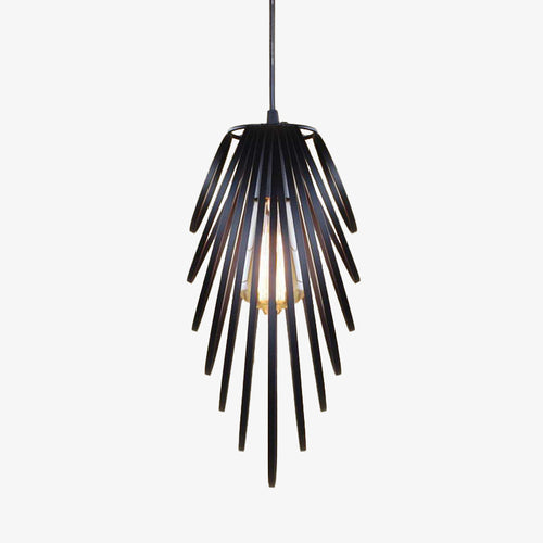 Suspension moderne style plume métallique Pukpero