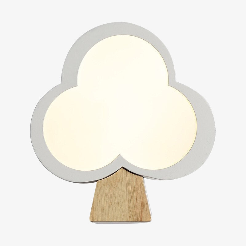 Applique murale moderne en forme d'arbre en bois Ania