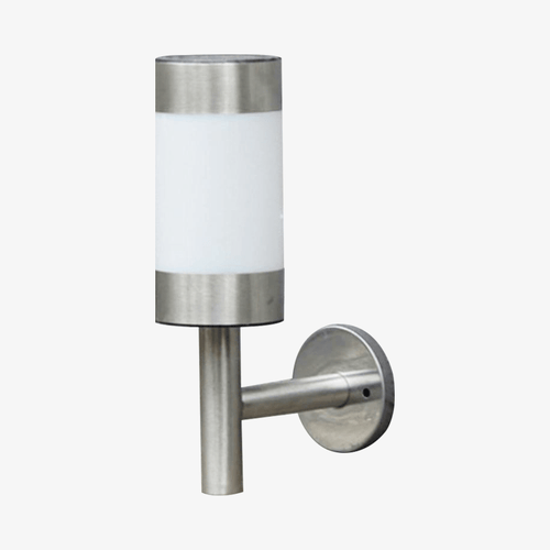 Applique extérieur LED chromée solaire