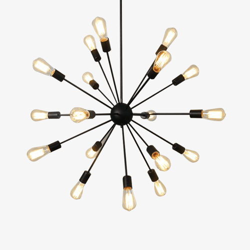 Lustre suspension en boule avec plusieurs bras Sputnik