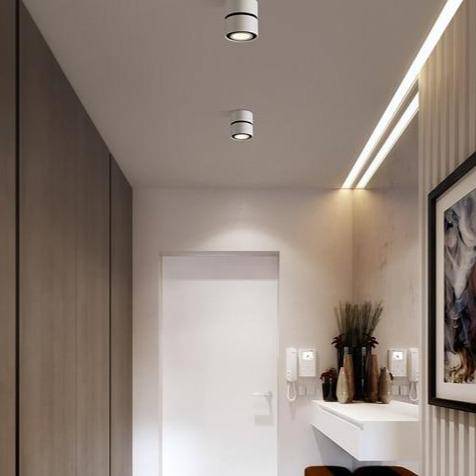 Spot arrondi LED avec rotation 360°
