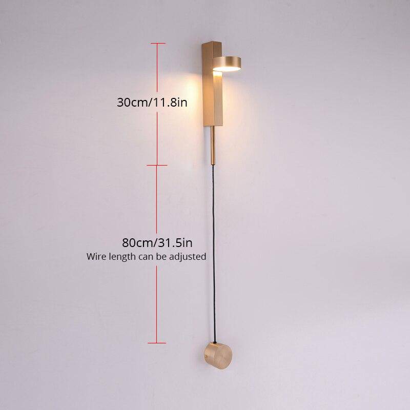 Applique murale design barre verticale Personality