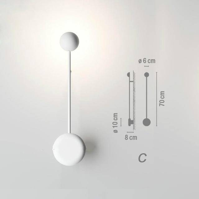Applique design à LED ajustable Foyer