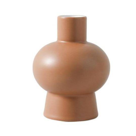 Vase design en céramique colorée style Bonsai