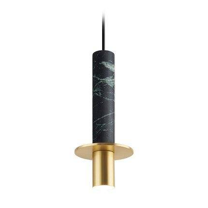 Suspension design à LED en ciment terrazzo style Luxury