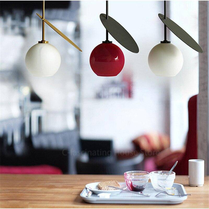 Suspension design LED en métal style cerise deco