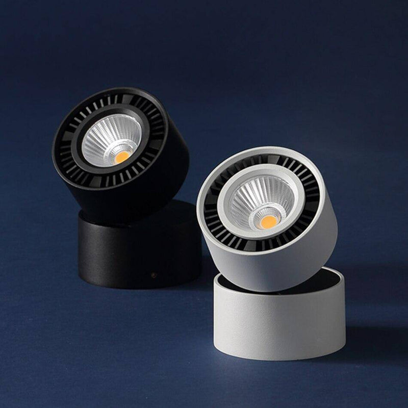 Spot arrondi LED avec rotation 360°