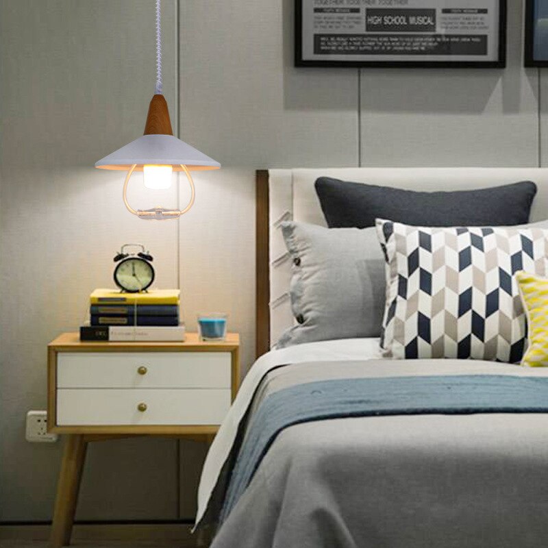 Suspension industrielle abat-jour conique presque plat Casilda