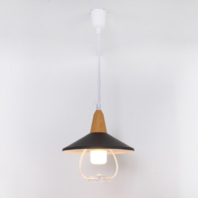 Suspension industrielle abat-jour conique presque plat Casilda