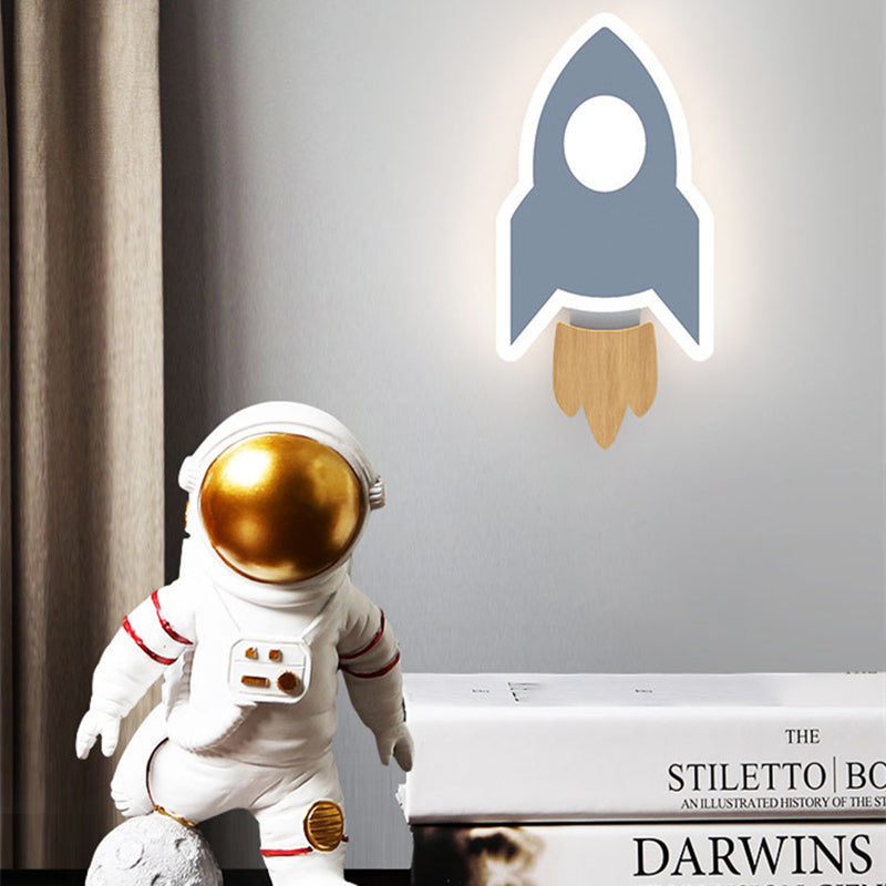 Applique murale moderne LED en forme de fusée Sollis