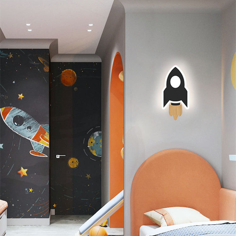 Applique murale moderne LED en forme de fusée Sollis