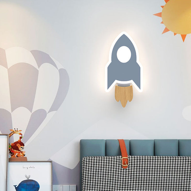 Applique murale moderne LED en forme de fusée Sollis