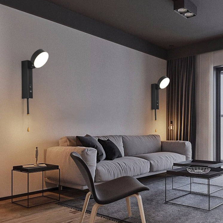 Applique murale design LED avec support rectangulaire Samia