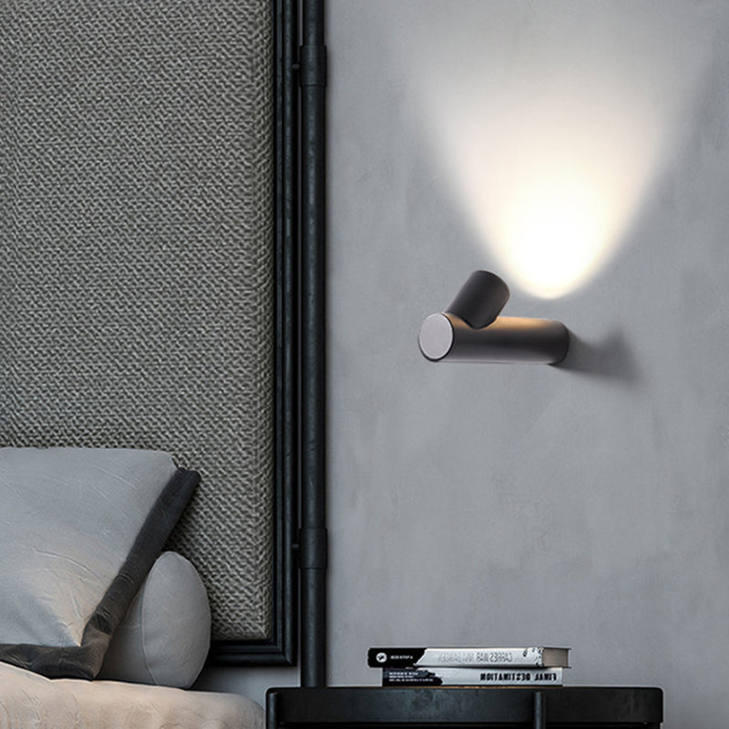 Applique murale design LED cylindrique en métal Zion