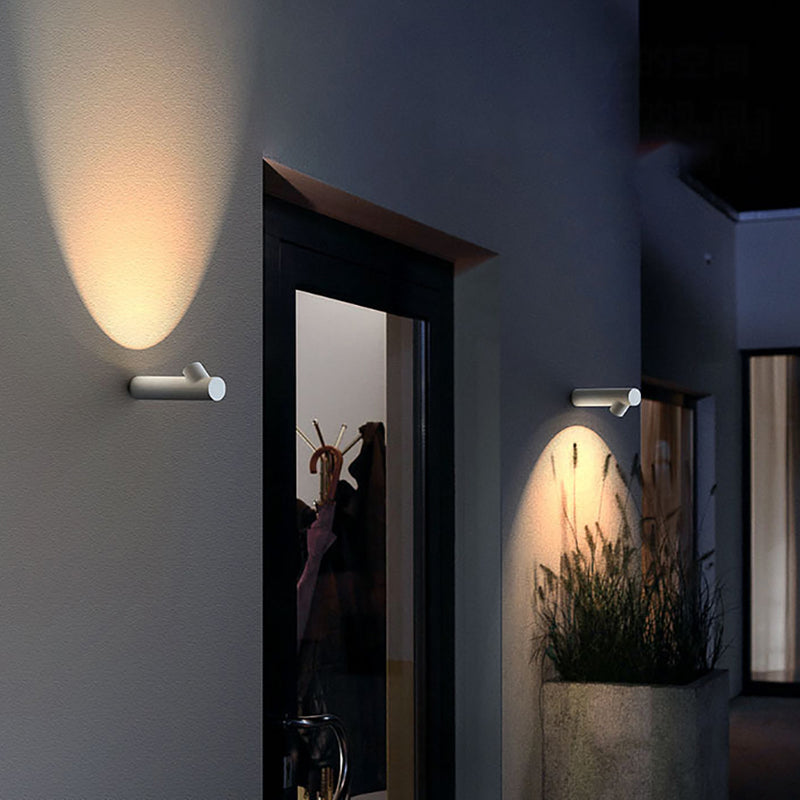 Applique murale design LED cylindrique en métal Zion
