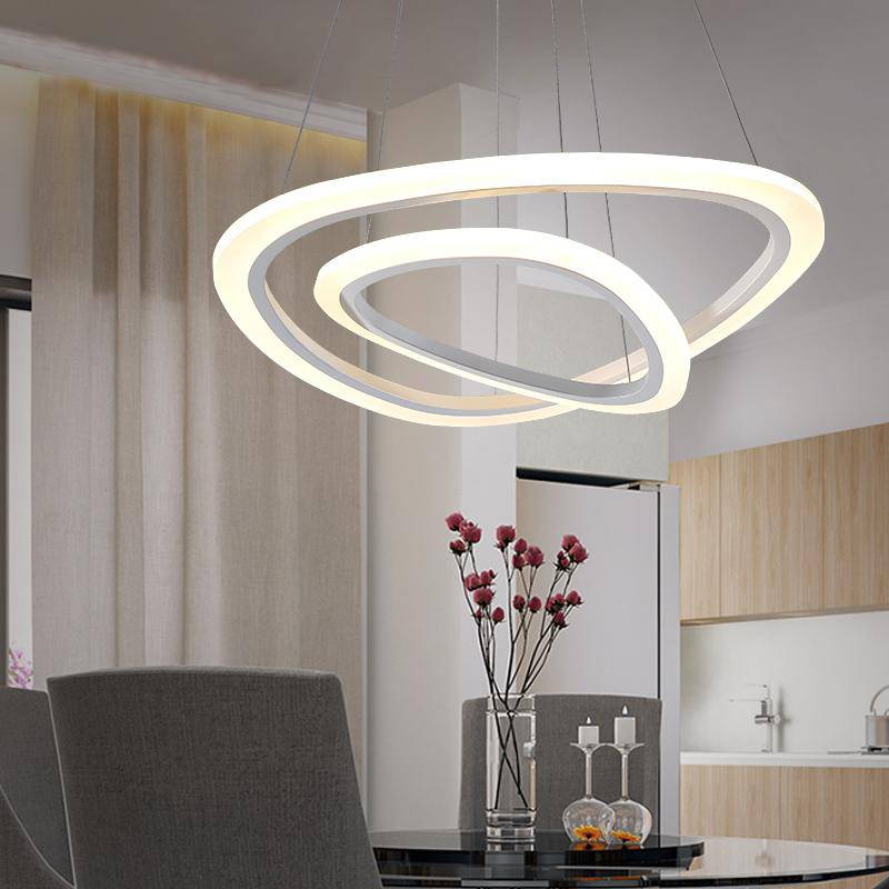 Lustre LED Luxury Ring télécommandé