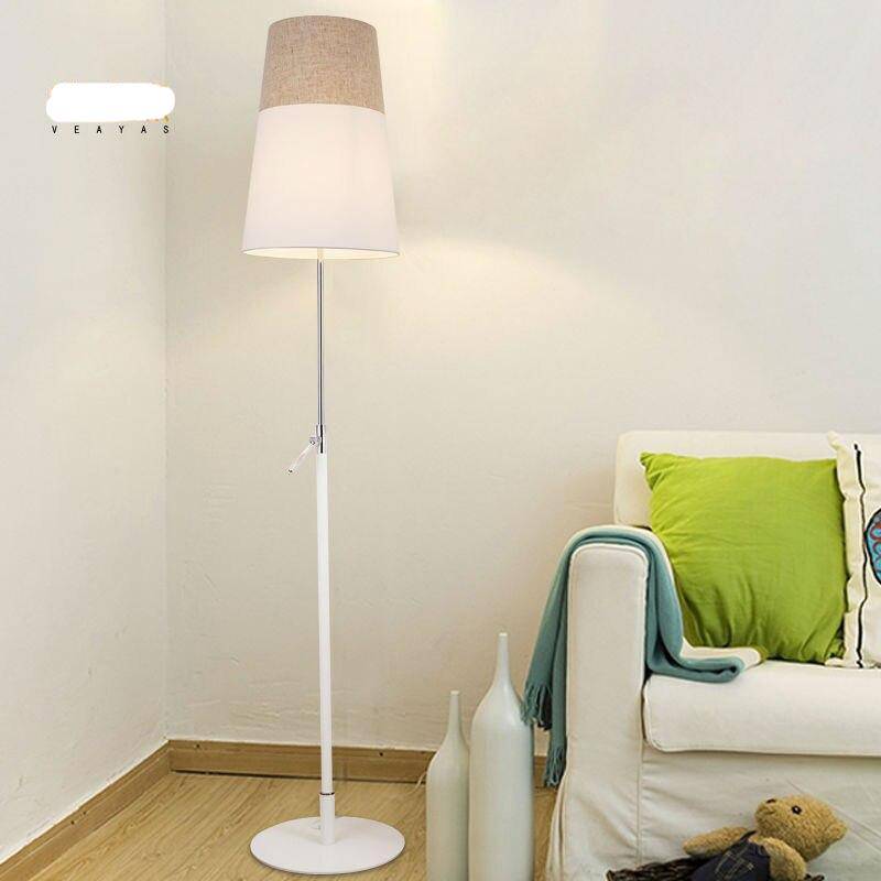 Lampadaire avec abat-jour en tissu Light