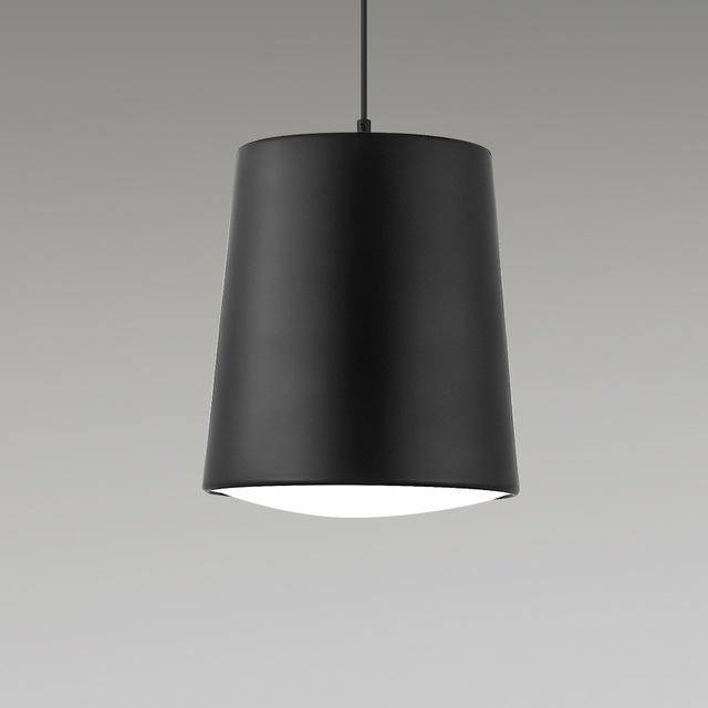 Suspension moderne LED cylindre en aluminium de couleur