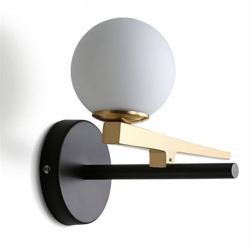 Applique murale LED or et noire Decor