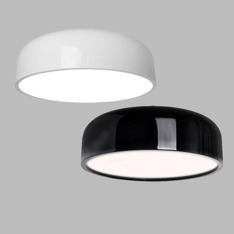 Plafonnier design arrondi LED laqué Round