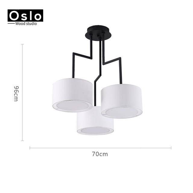 Lustre design LED avec abat-jours American
