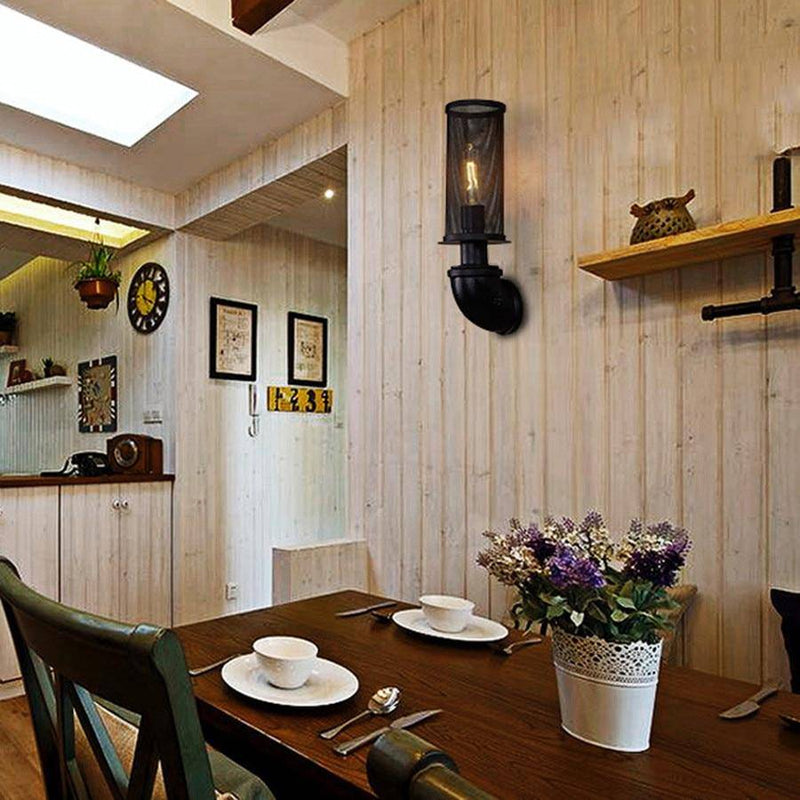 Applique murale LED en métal rétro industriel Beiaidi