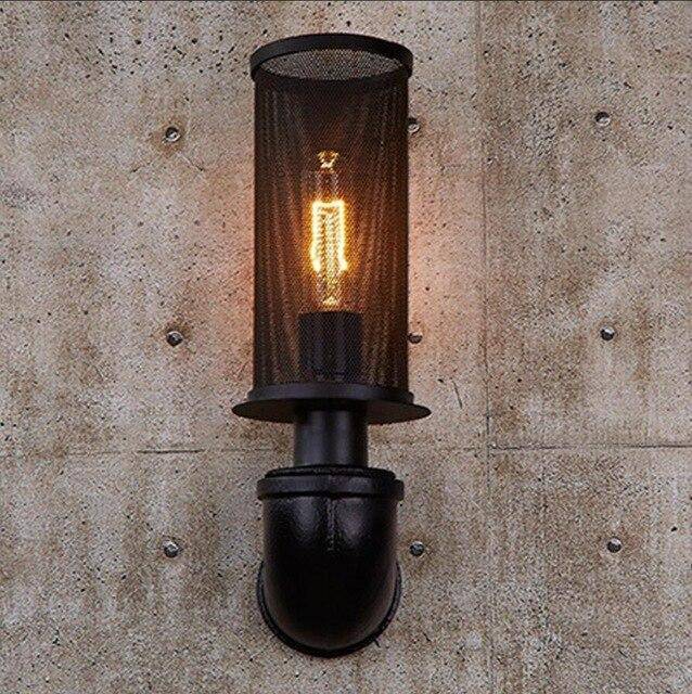 Applique murale LED en métal rétro industriel Beiaidi