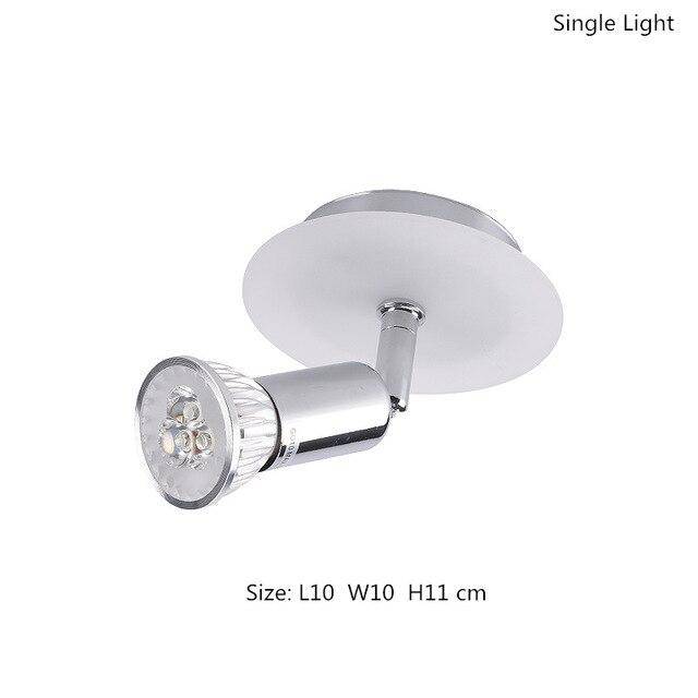 Plafonnier LED chromé à spots Home