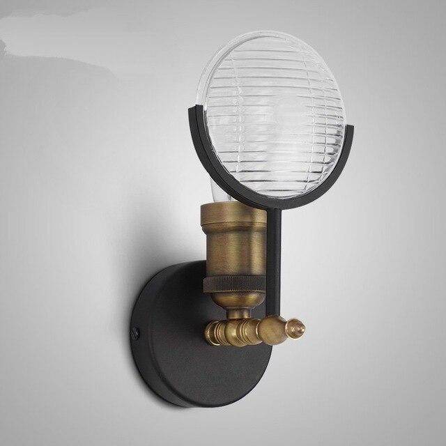 Applique murale LED antique doré
