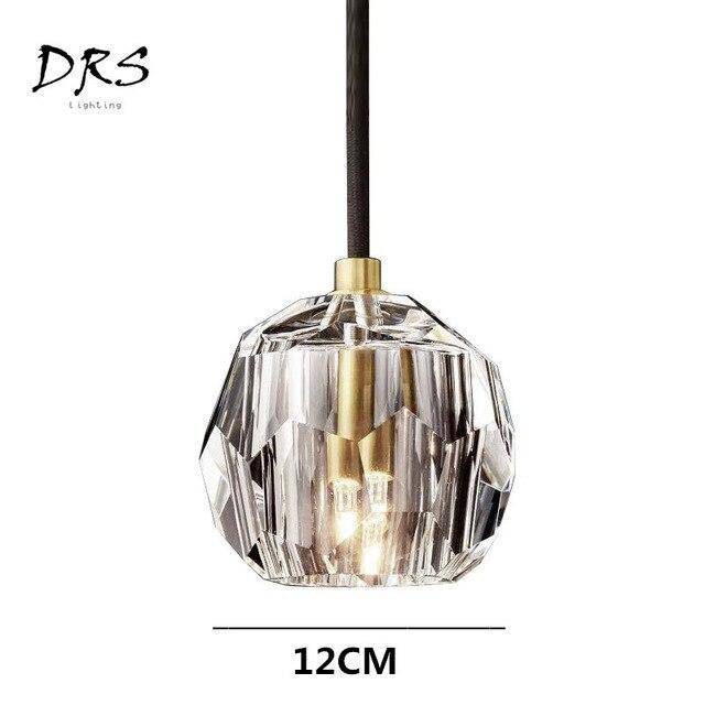 Suspension design boule de cristal moderne Luxury