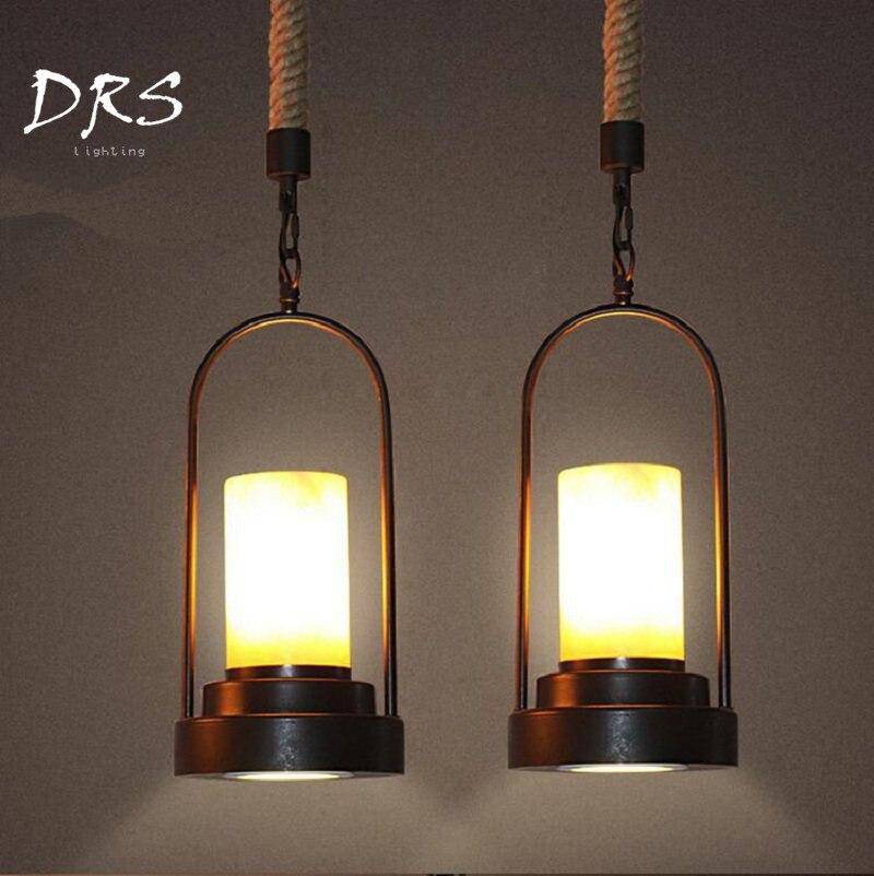 Suspension rustique avec fausse bougie Rural