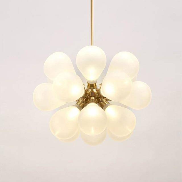 Suspension design LED en verre coloré Glass