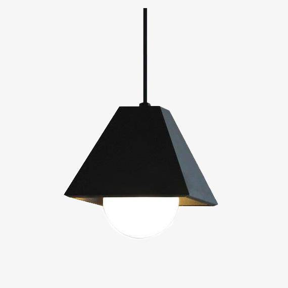 Suspension LED triangulaire de couleur