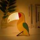 Lampe à poser Animaux LED veilleuse bois acrylique Table USB lumières décorer pour enfants bébé enfants lampe de chevet pélican Sirius baleine Toucan