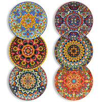 Service de table ceramique floral style boheme 24 pieces