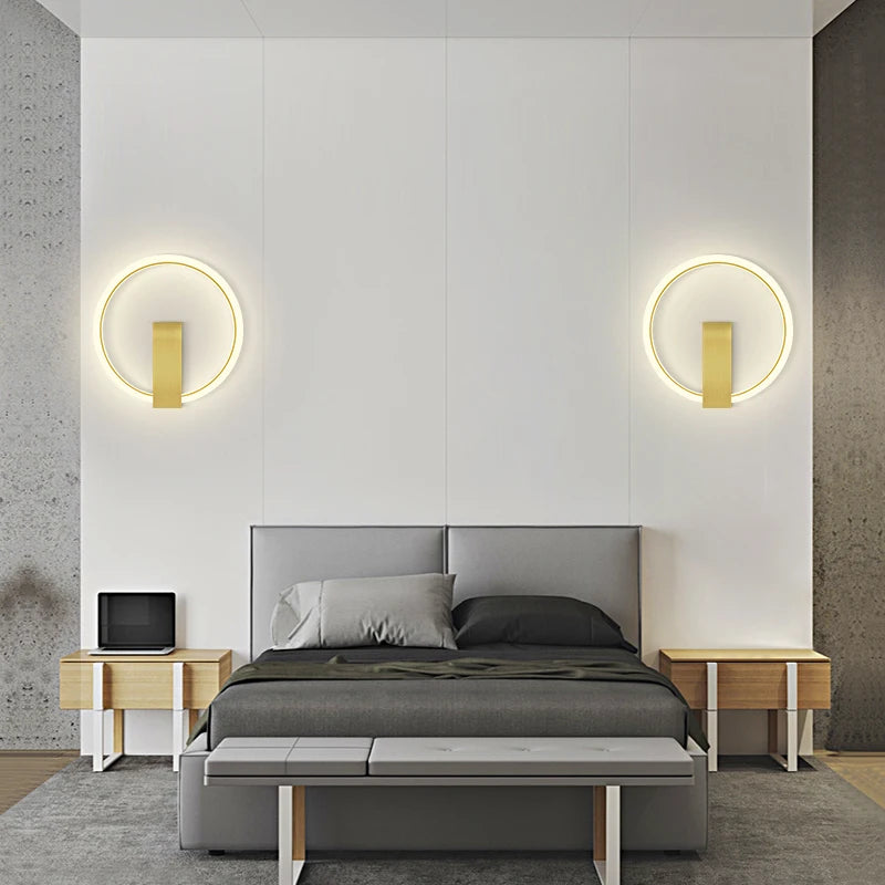 applique murale led moderne pour un éclairage intérieur élégant - vue 4 sur 12