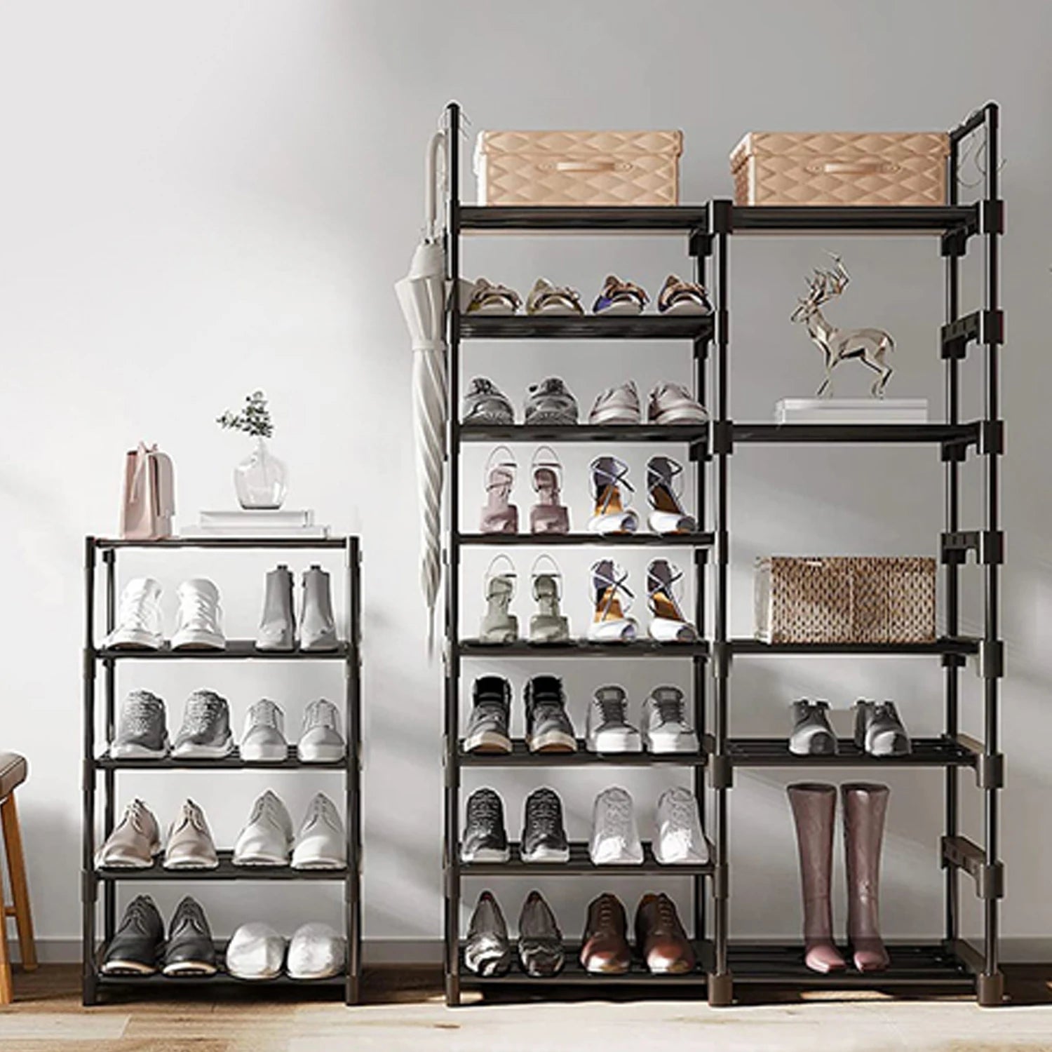support de rangement à 8 niveaux pour chaussures et bottes - vue 3 sur 6