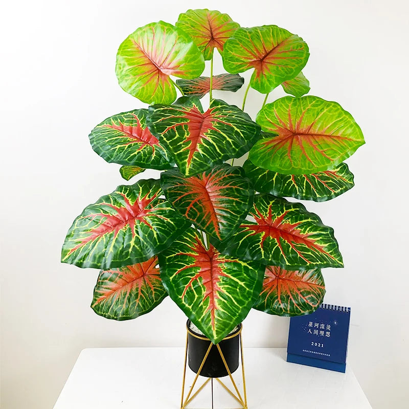 plantes artificielles monstera grandes feuilles pour décoration intérieure - vue 2 sur 21