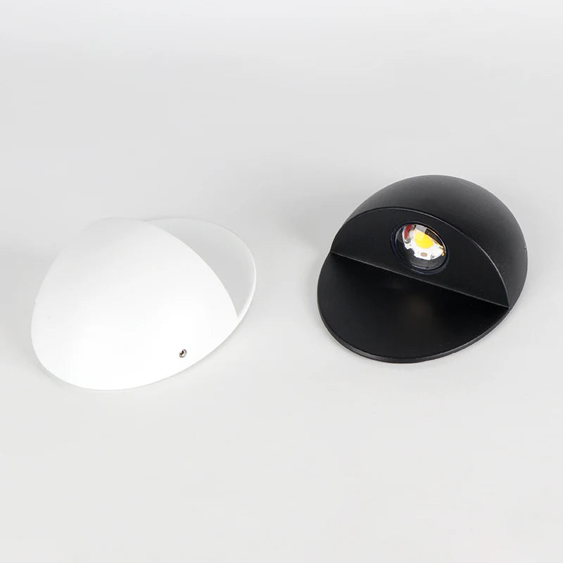 LED applique murale extérieure IP65 étanche couloir allée escalier luminaire décoration intérieure éclairage lampe de nuit en aluminium 90-260V - vue 5 sur 6