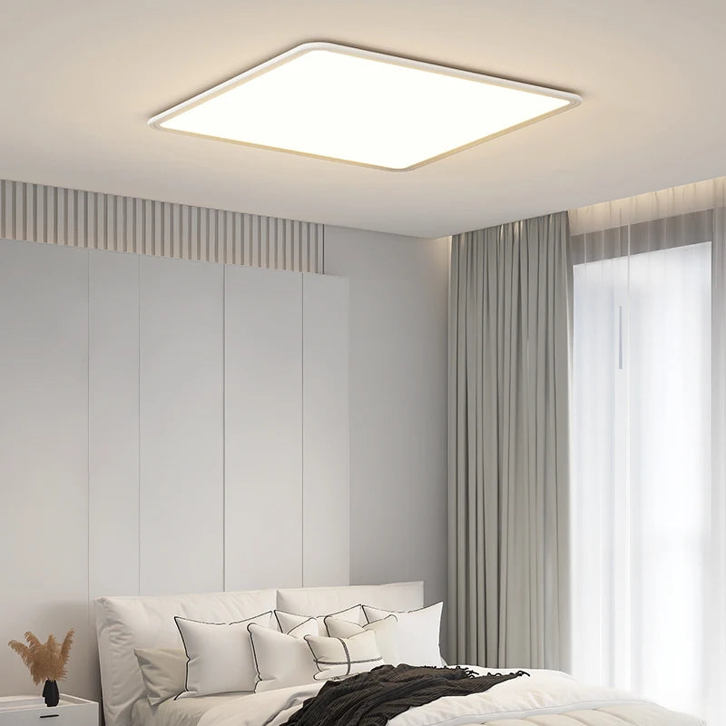 plafonnier led moderne ultra fin pour tous espaces - vue 4 sur 17