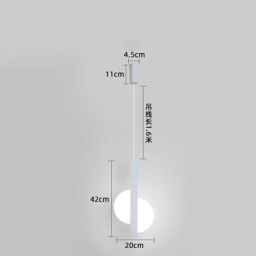 suspension moderne à led pour décoration intérieure élégante