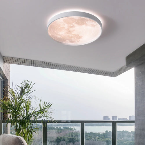 Plafonnier LED rond à nuages