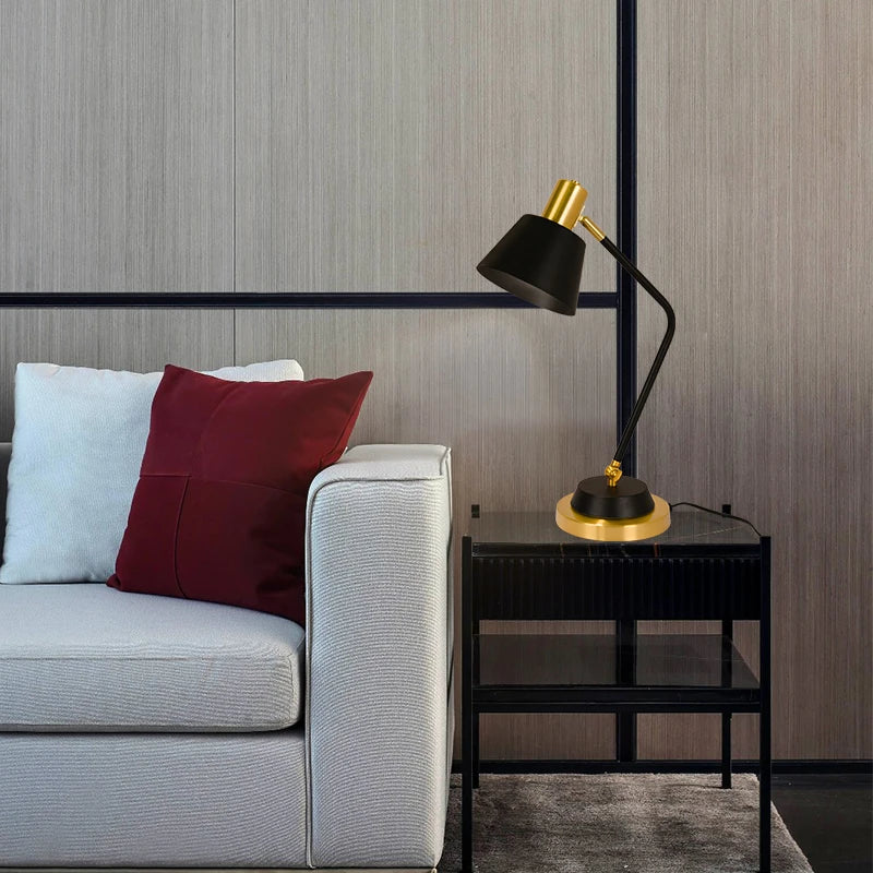 lampe à poser led nordique simple et romantique pour bureau et étude - vue 7 sur 10